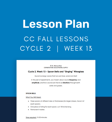CC Cycle 2 Week 13 Lesson: Spoon Bells and “Singing” Wineglass