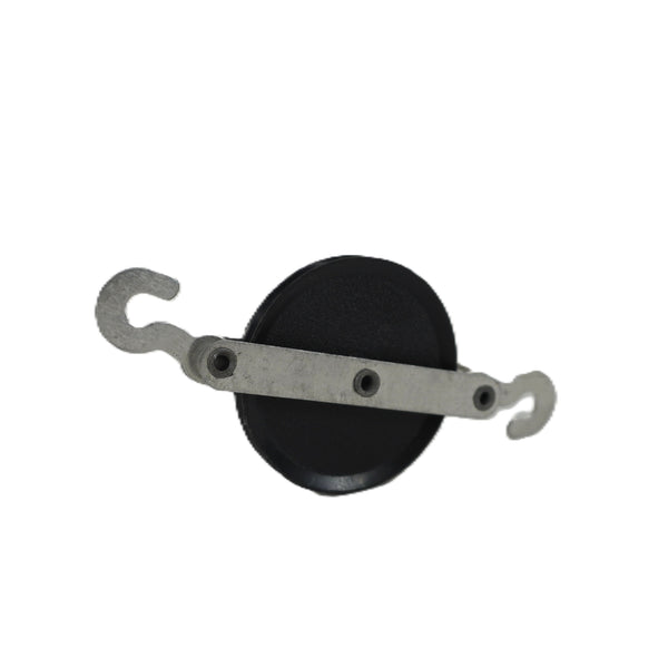 Small Single Pulley - Dual Hooks