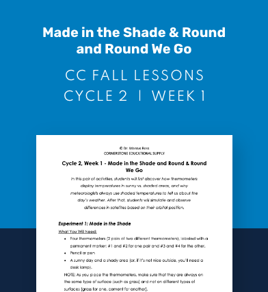 CC Cycle 2 Week 01 Lesson: Made in the Shade & Round We Go