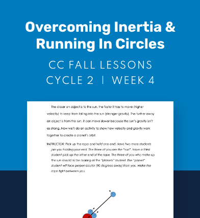 CC Cycle 2 Week 04 Lesson: Overcoming Inertia & Running in Circles