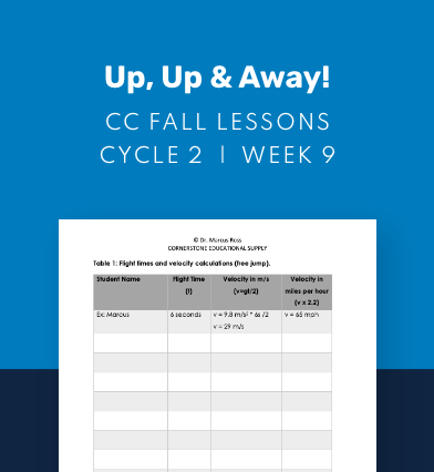 CC Cycle 2 Week 09 Lesson: Up, up & Away!