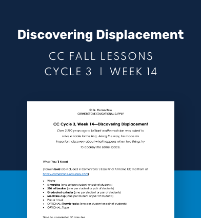 CC Cycle 3 Week 14 Lesson: Discovering Displacement