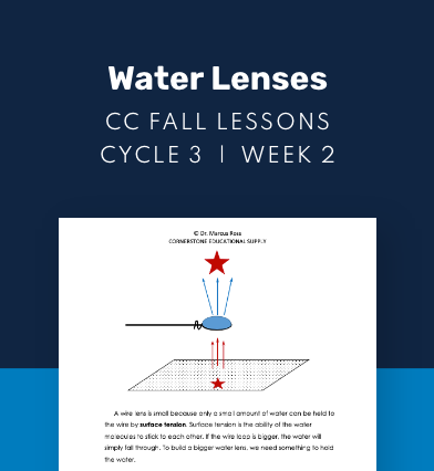 CC Cycle 3 Week 02 Lesson: Water Lenses